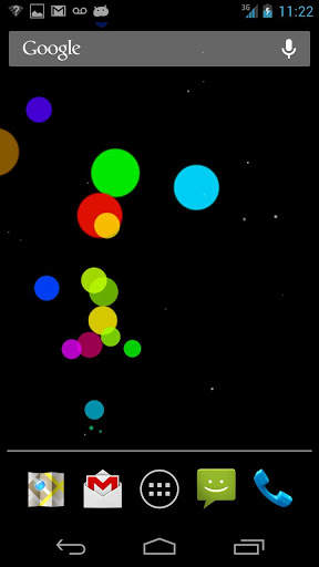 Color Bubbles LWP screenshot 4