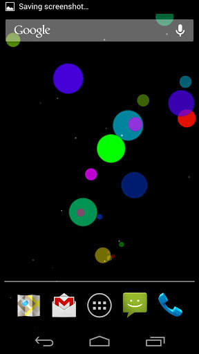 Color Bubbles LWP screenshot 3