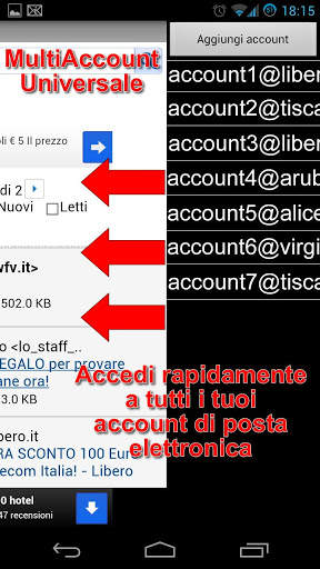 iMail multiaccount+notifiche screenshot 4