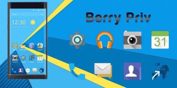 موضوع لبلاك بيري PRIV 3 تصوير الشاشة