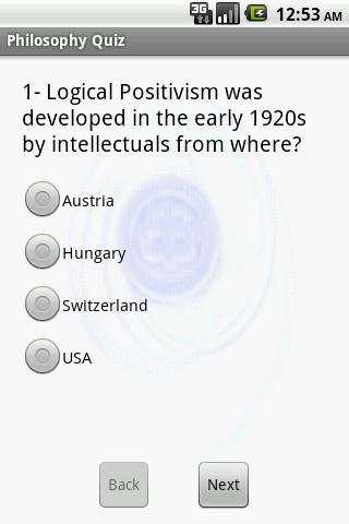 Philosophy Quiz screenshot 1