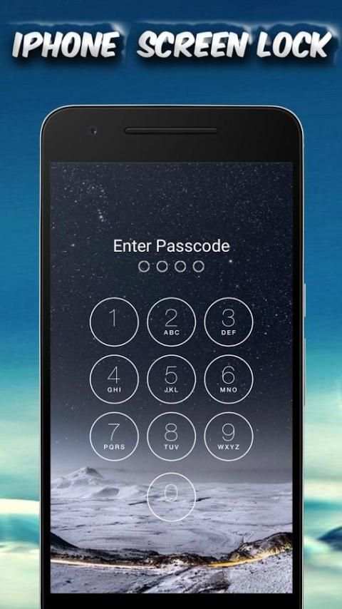 Lock Screen OS9 - Phone 7 скриншот 8