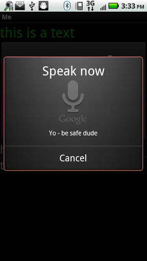 Focustrate Voice Texting screenshot 2