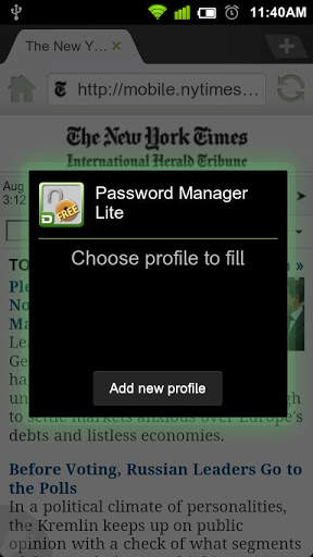 Dolphin Password Manager Lite screenshot 2