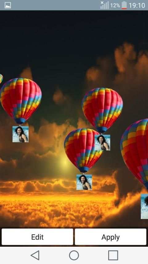 My Photo Hot Air Balloon LWP screenshot 4