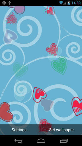 Candy Hearts Live Wallpaper screenshot 3