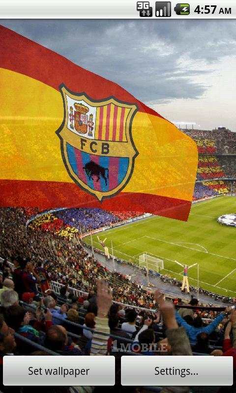 Barcelona FC Flag FREE screenshot 2