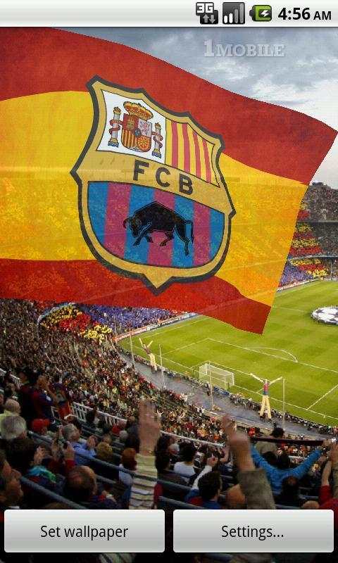 Barcelona FC Flag FREE screenshot 1
