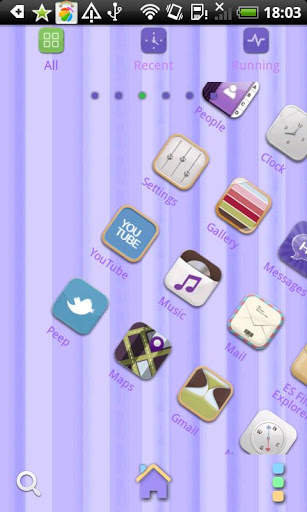Noble Theme Go Launcher Ex screenshot 4