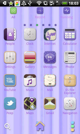 Noble Theme Go Launcher Ex screenshot 3