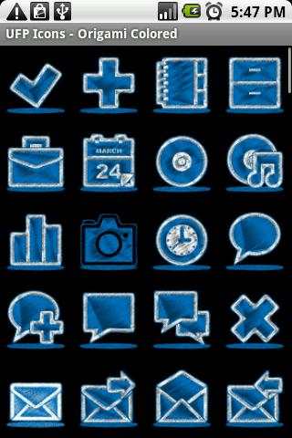 UFP Icons - Origami Colored screenshot 1