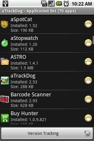 aTrackDog - track new version screenshot 1