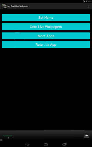My Text Live Wallpaper screenshot 2