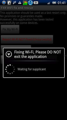 FXR WiFi fix and rescue screenshot 2