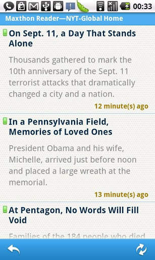 Maxthon Add-on: RSS Reader screenshot 2