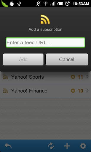 Maxthon Add-on: RSS Reader screenshot 3