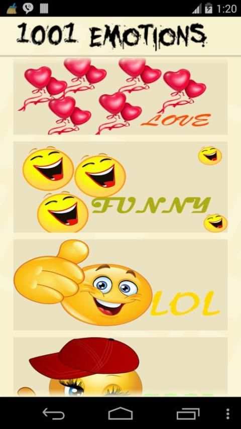 1001 Emotions 4 all text chats screenshot 8