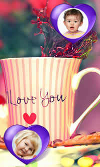 Lovely Hearts Live Wallpaper screenshot 1