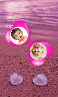 Lovely Hearts Live Wallpaper screenshot 2