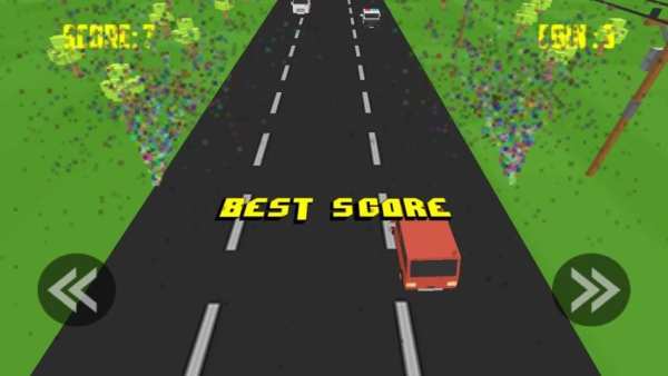 Blocky Cars: Smashy Road screenshot 5