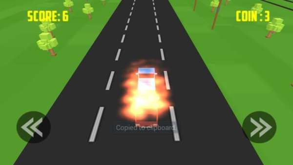 Blocky Cars: Smashy Road screenshot 2