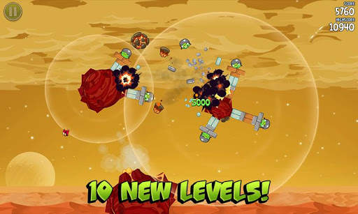 Angry Birds Space स्क्रीनशॉट 2