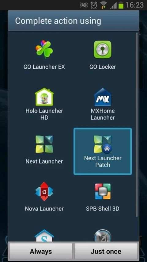 Next Launcher Patch स्क्रीनशॉट 2