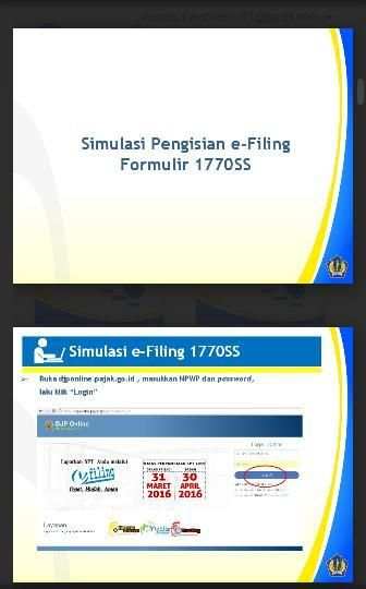 e-Filing screenshot 7