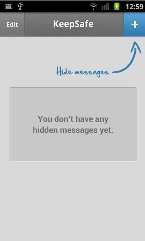 Hide SMS - private text vault 3 تصوير الشاشة