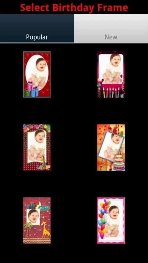 जन्मदिन की फोटो फ्रेम्स स्क्रीनशॉट 3