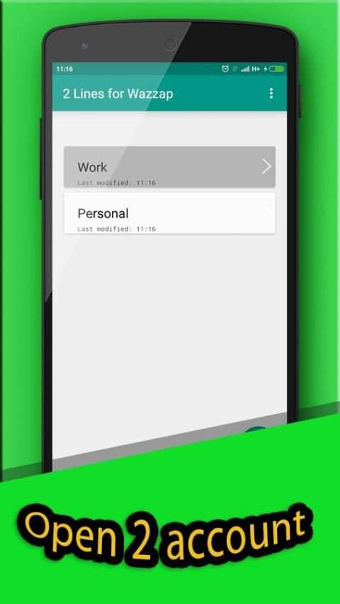open 2 account whatsapp PRANK screenshot 8