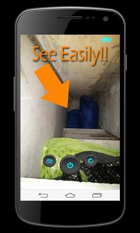 Flashlight Camera Torch +Clock screenshot 1