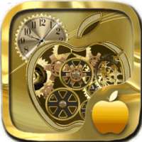 Golden Apple Clock on 9Apps
