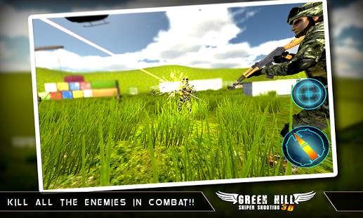 Green Hill Sniper Shooting 3D screenshot 14