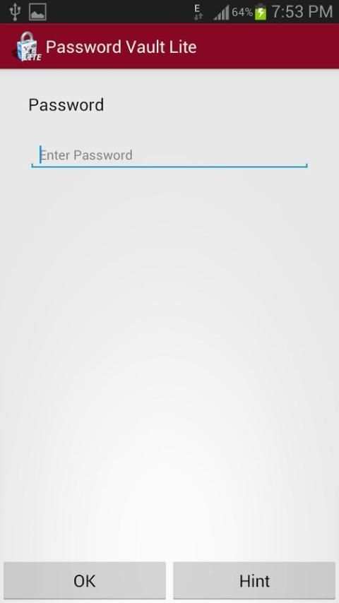 Password Vault Lite स्क्रीनशॉट 6