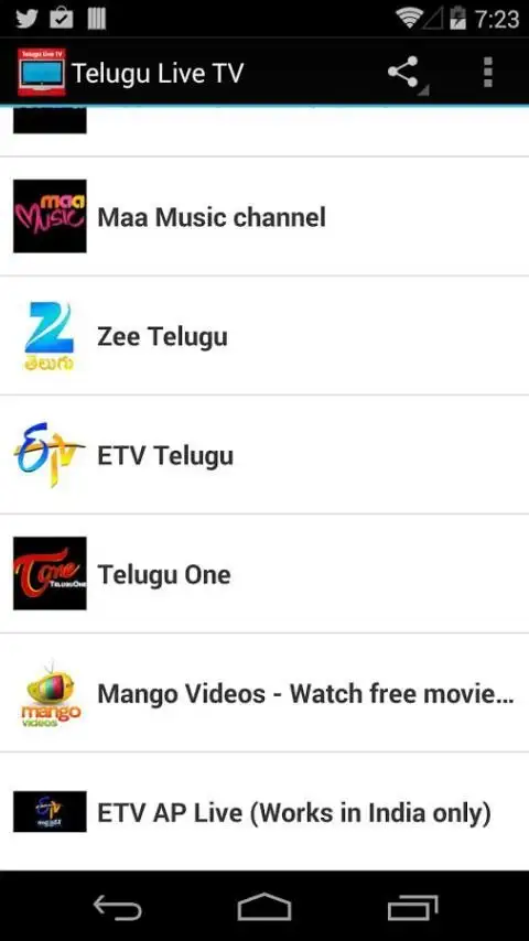 Live telugu tv online channels