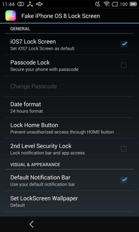 Fake iOS 7 Lockscreen HD screenshot 1