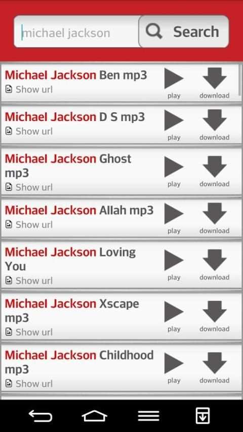 MP3 Downloader screenshot 2