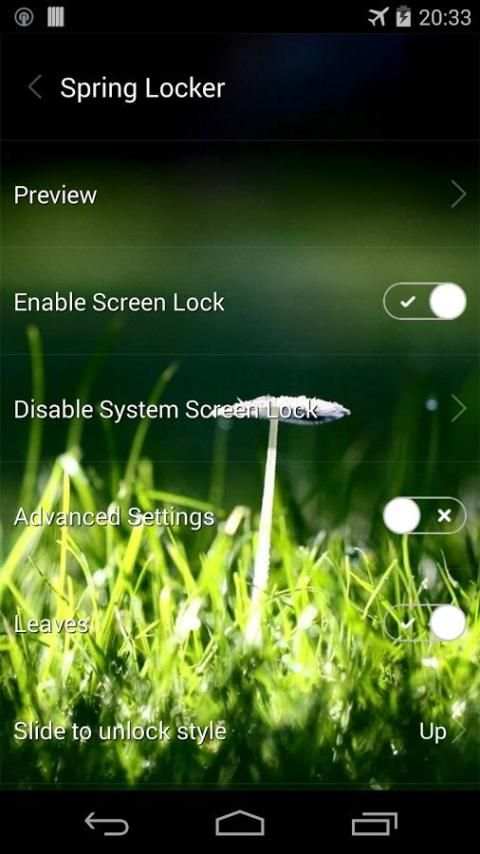 Spring live wallpaper lock स्क्रीनशॉट 7