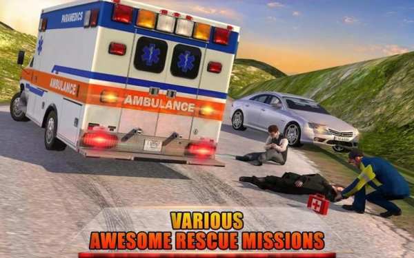 Ambulance Rescue Driving 2016 8 تصوير الشاشة