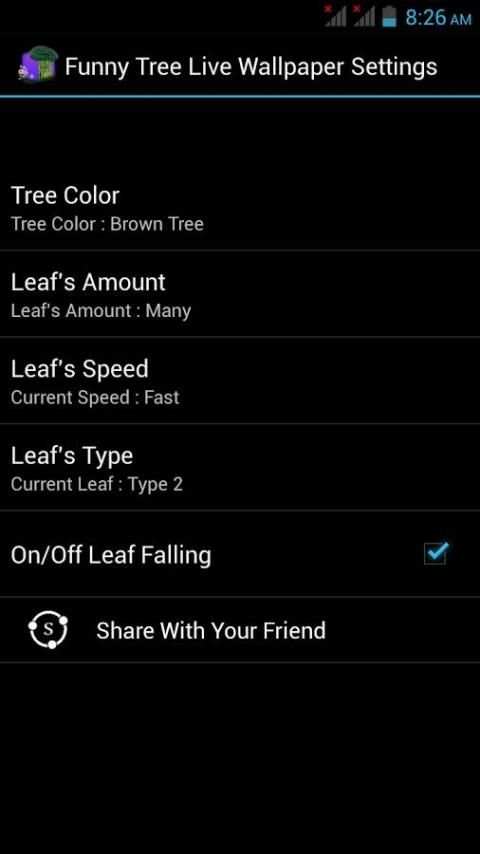 funny tree live wallpaper screenshot 4