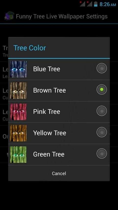funny tree live wallpaper screenshot 5