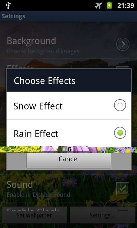 Flowers Live Wallpaper screenshot 4