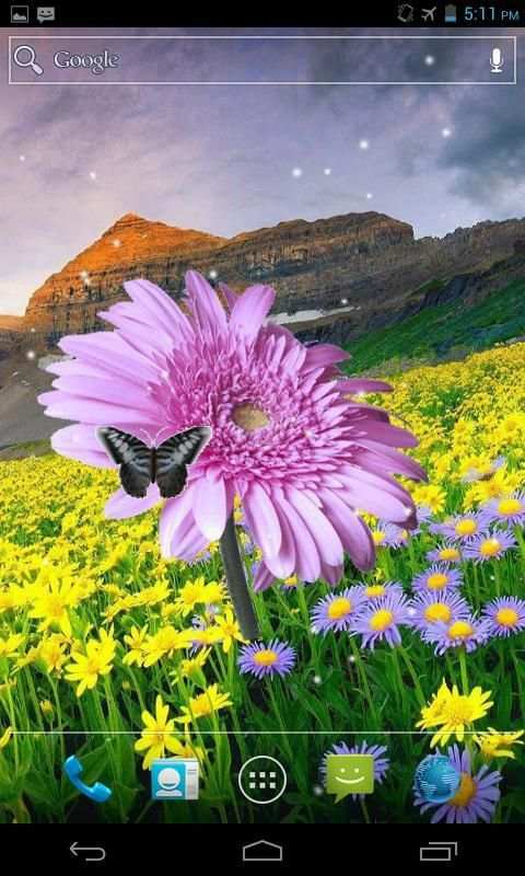 Flowers Live Wallpaper screenshot 5