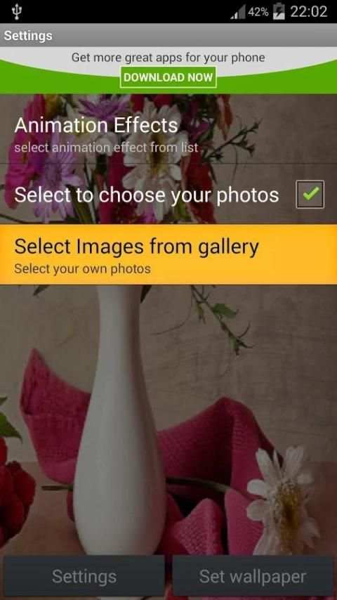 My Photos FX Live Wallpaper स्क्रीनशॉट 2