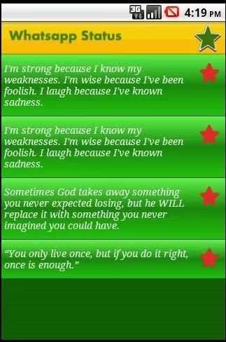 Whatsapp Status screenshot 1