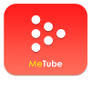 MeTube: यूट्यूब के लिए प्लेयर आइकन