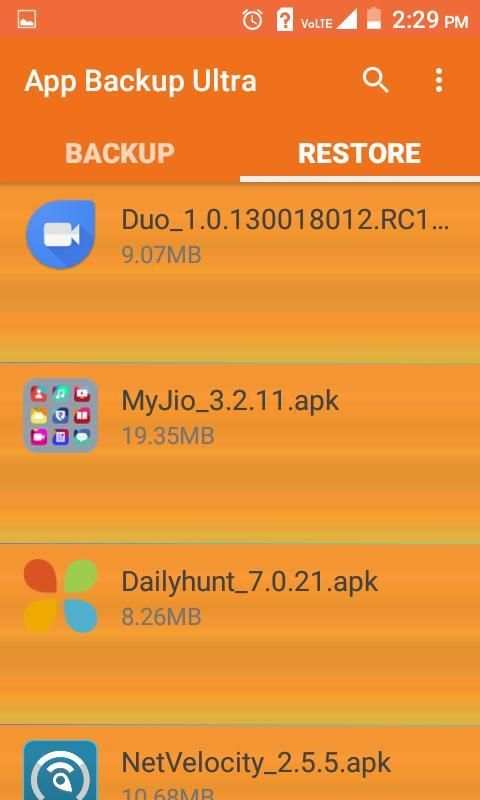 App Backup Restore Ultra 2 تصوير الشاشة