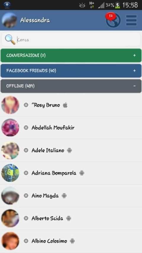 SimpleChat for Facebook (ads) स्क्रीनशॉट 3