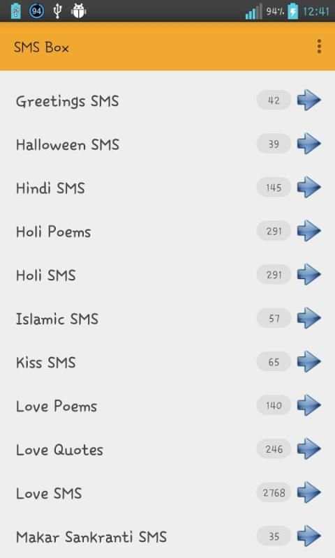 10000 SMS Messages Collection screenshot 3